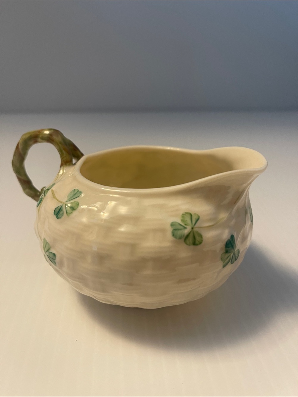 Belleek Shamrock Creamer